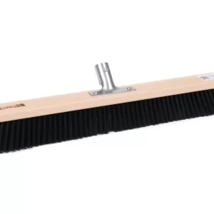 BawiTec Kokosbesen 50cm Mit Metall-Stielhalter Kokos Besen Naturbesen Feger Naturfaser Kehrbesen 21