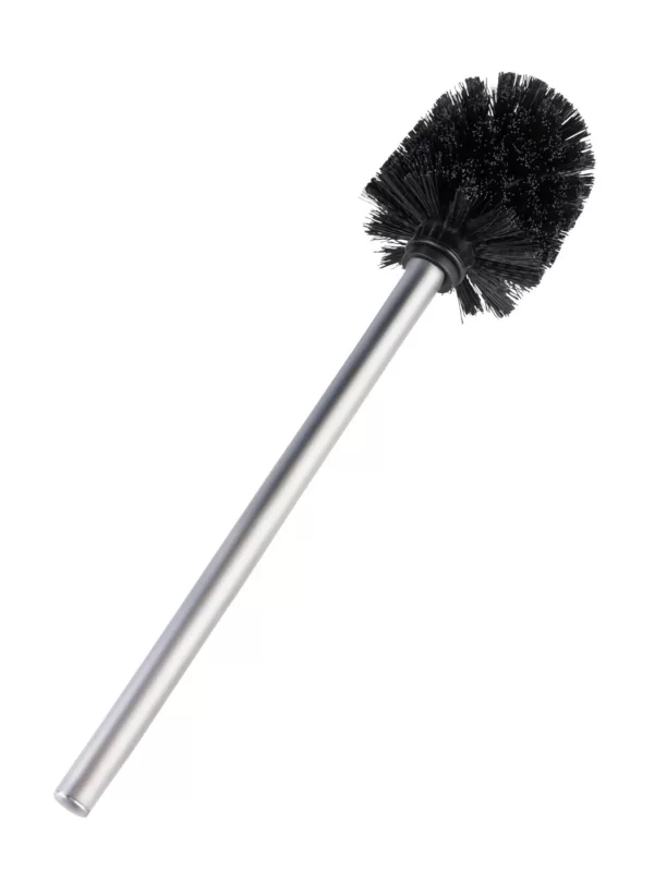 Wenko WC-Bürste Mit Edelstahlstiel Matt 3er Set, Ø 8 X 35 Cm In Schwarz 3